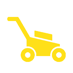 Lawn Mower in Yellow